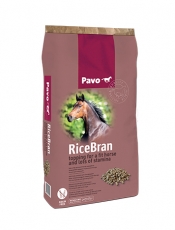 Pavo RiceBran - Topping for a fit horse and lots of stamina